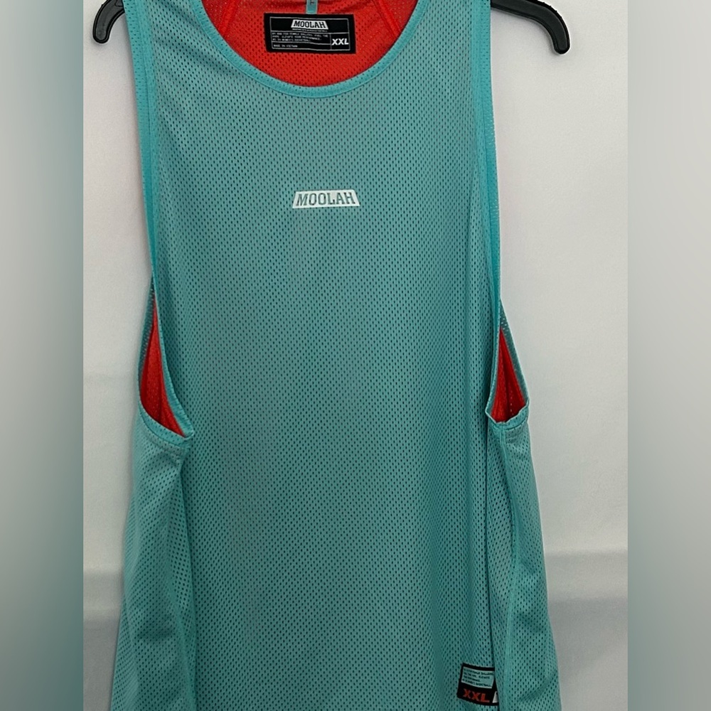 Moolah Woman's  Teal Sleeveless Mesh Tank Top XXL New Without Tags